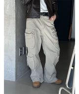 [Unisex] Dyeing string multi cargo pants(3color)