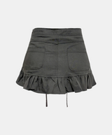 Robin Frill Cargo Mini Skirt