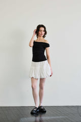 ANNIE BALLOON SKIRT PANTS / WHITE