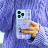 【MADE】Check Jelly hard Phone case