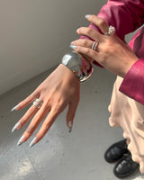 [MADE] Matte Layered Ring (silver)