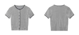 Classic Cable Knit Short-Sleeve Cardigan 231949399