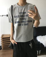 Prit Crop Printing Short Sleeve Tee 3C