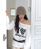 Maru knit bucket hat beanie