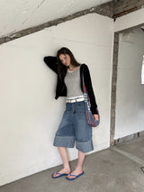 [ORIGINAL] Riku Roll-up Bermuda Denim Pants