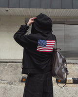 Flag Printing Hood Zip-Up