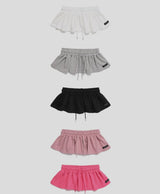 SWEAT LAYERED LOGOLABEL SKIRT