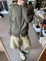 Melting Stripe Hooded Zip-Up (3color)