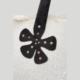 FLOWER TWEED BAG