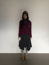 Teal Peach Frill Cardigan (5 Colors)