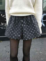 Marshmallow Dot Poggle Shorts (3c)
