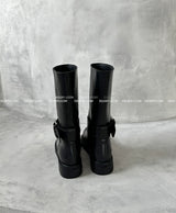 バックル4 cm ミドルブーツ