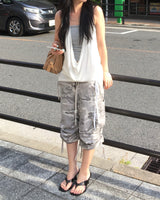 Strap halter hoodie