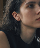 [925 silver] Deux.silver.196 / ミニバウトピアス (ゴールド)
