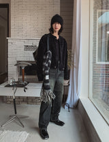 レクシーベロアクロップカーディガン