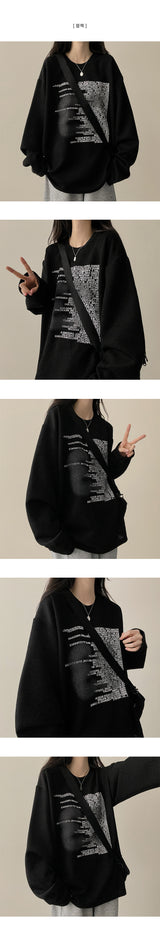 23rd number lettering knit shirt