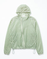  WAVE ZIPPER NYLON HOODIE