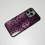 Wild Luxe Leopard Phone Case Berry (BK_MagSafe Glass)