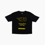 "FLAME YW" Tシャツ | ブラック