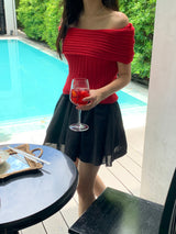 [MADE] SAYLIN PINTUCK MINI SKIRT