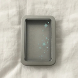 Light and star mint Teen Case Iron Multipurpose Storage Box