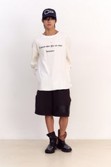 Circle Key's Waffle Long Sleeve (Ivory)