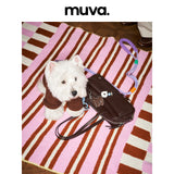 muva. Multi‑Pocket Genuine‑Leather Large‑Capacity Shoulder Bag, Cowhide Underarm Pillow‑Style Daily Purse, New Arrival Oct 17