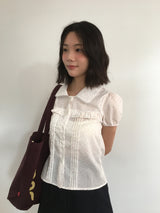 Anki Flora Frill Blouse (1color)