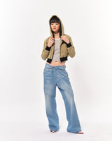Bluesf Star Dusty Hood zip-up - WOMEN'S