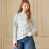 Layered Tencel Tee White