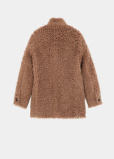 FAUX FUR SINGLE JACKET