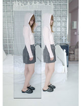 sheer rib button cardigan (2c)