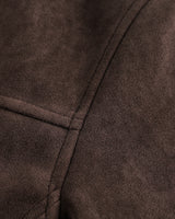 Luna suede padding jacket
