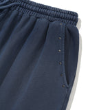 VINTAGE WASHING STUD POINT HALF PANTS [NAVY]