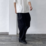Curved Structure Wide Pants