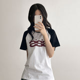 3Sラグラン ショートスリーブ Tシャツ (4 colors)