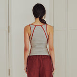 Sporty Line Tank Top (GRAY)