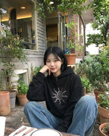 Crystal Sun Hotfix Hoodie_Black
