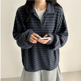Momo Dangala Loose Fit Collar Sweatshirt