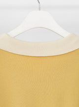 Classic Color Matching Collar Knit