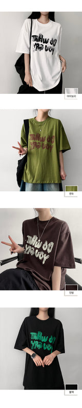 ファインオーバーフィット半袖Tシャツ