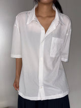 Overshy Waffle Short Sleeve Shirt 5color
