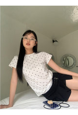ドットタイト半袖Tシャツ