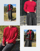 Hand Warmer Cable Knit