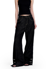 Buckle Raw Jeans
