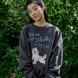 WIGGLE SWEATSHIRTS (CHARCOAL)