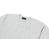 ダメージカッティングTシャツ (グレー)