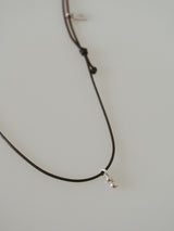 ドロップネックレス [black]