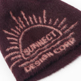  Sunrise Shaggy Beanie - Burgundy