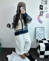 SHEEP CURLY🐏 SOFTY JOGGER OANTS 🐏🖤🩶🧸3COLOR